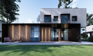 Архитектура Дом в стиле кубизм